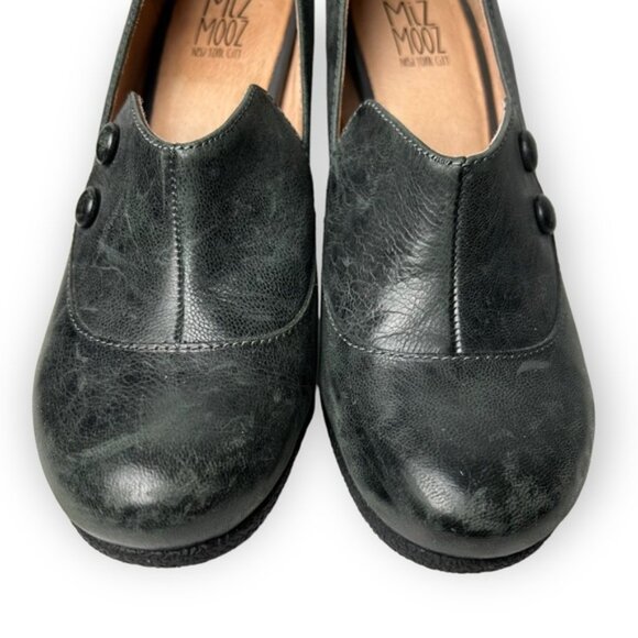 Miz Mooz Kyra Smoke Leather Pumps - Picture 6 of 12